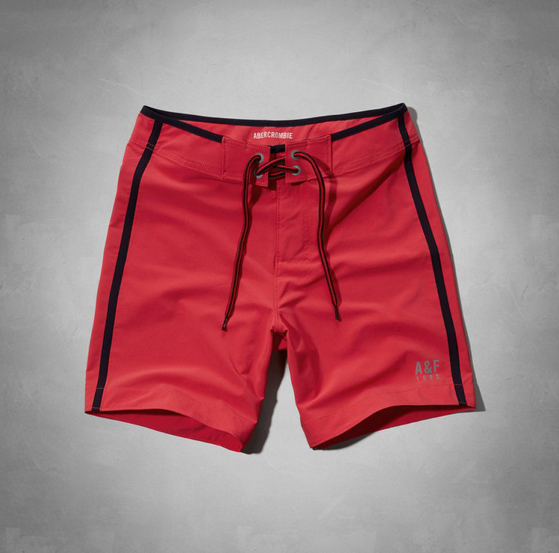Abercrombie Fitch Hombres Nado Playa Cortos AF7648